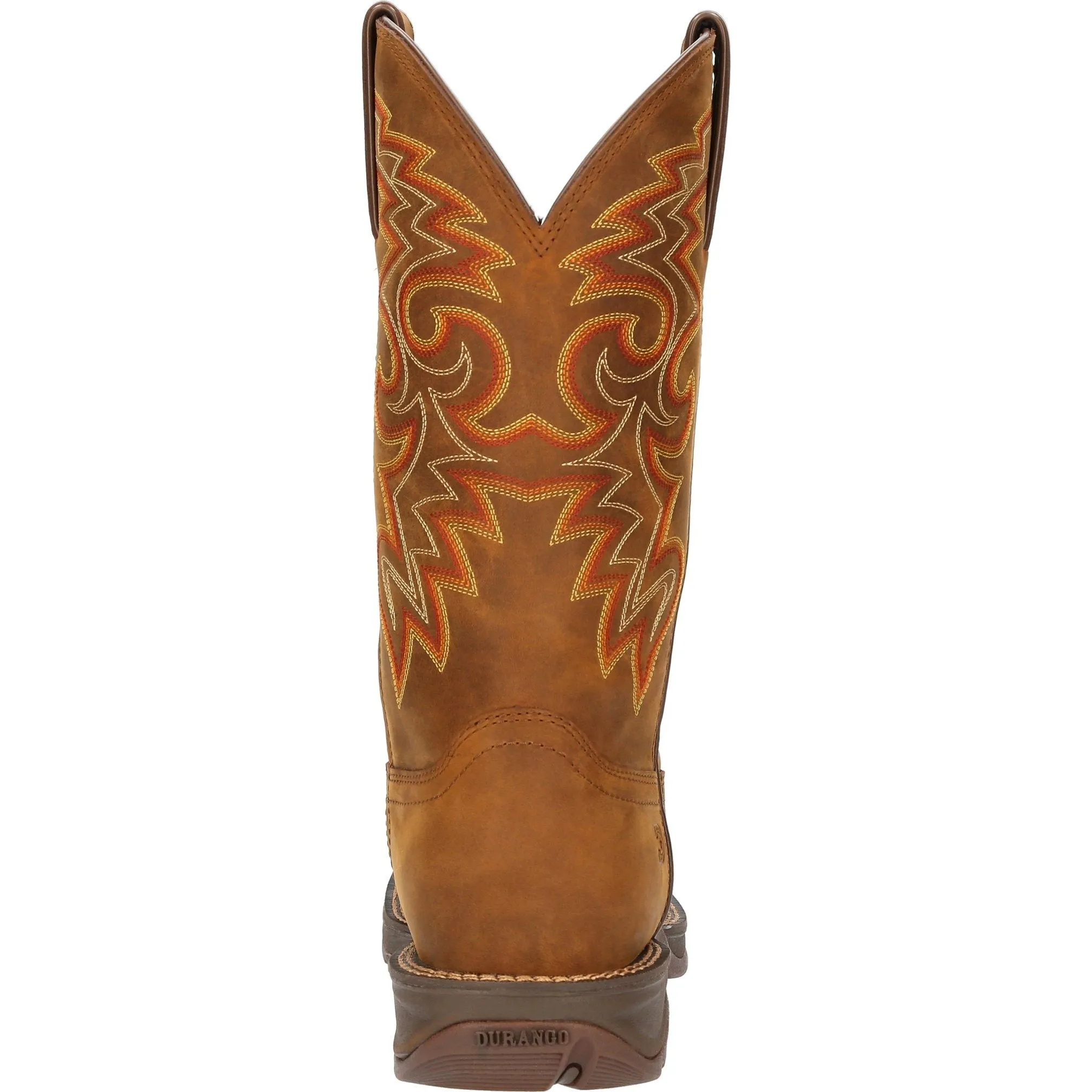 Durango Men's Rebel™ 12" Square Toe WP Western Boot - Russet - DDB0361