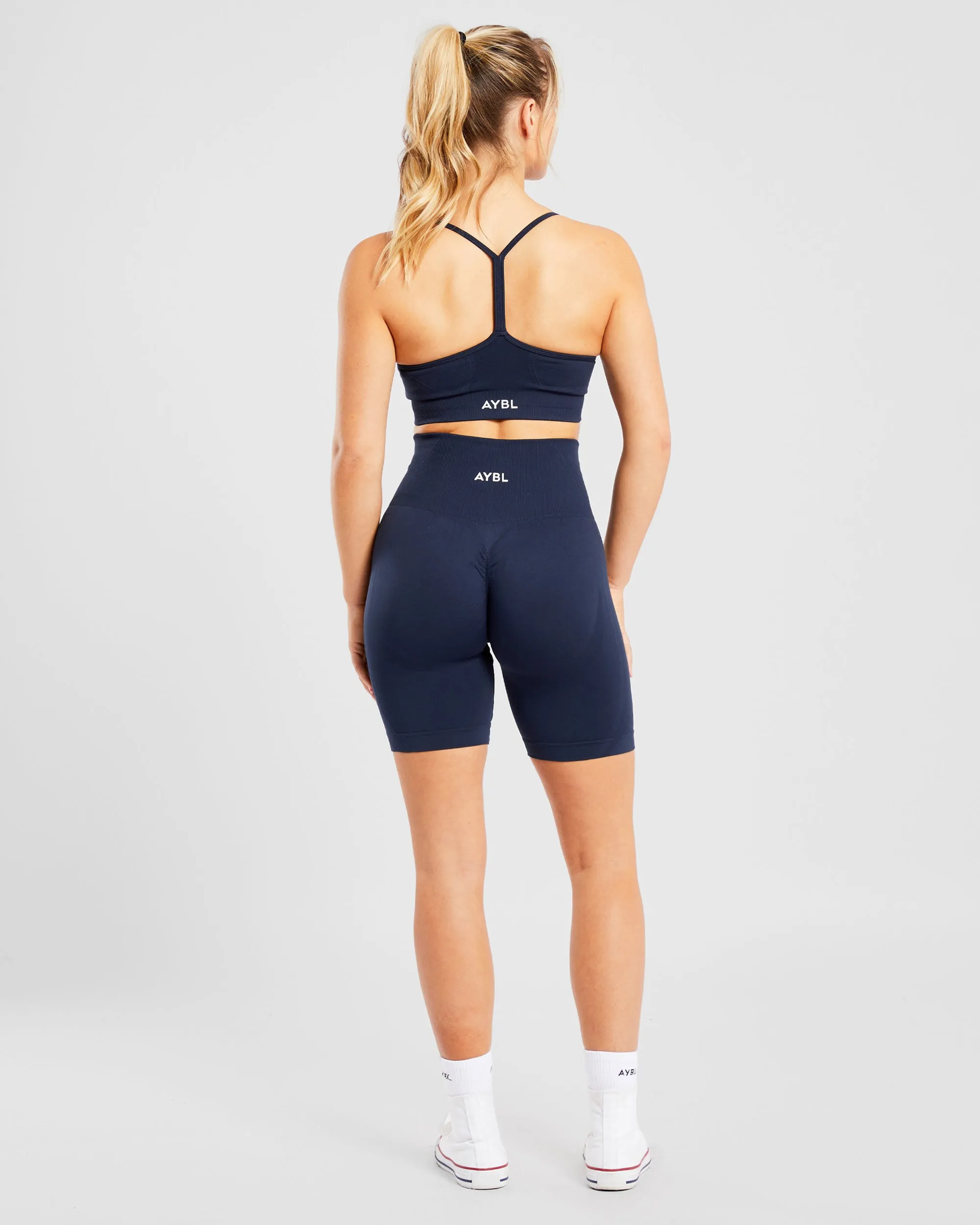 Empower Seamless Cycling Shorts - Navy