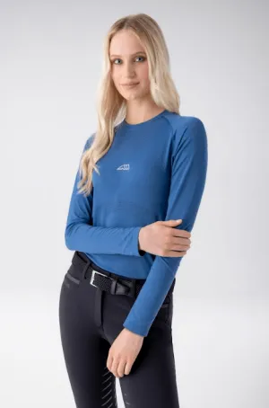 Equiline - CUDIK Women's Seamless Second Skin Crewneck L/S Shirt SS24