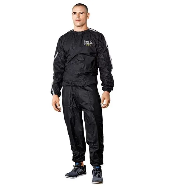 Everlast Fit Eva Sauna Unisex Fitness Suit Black