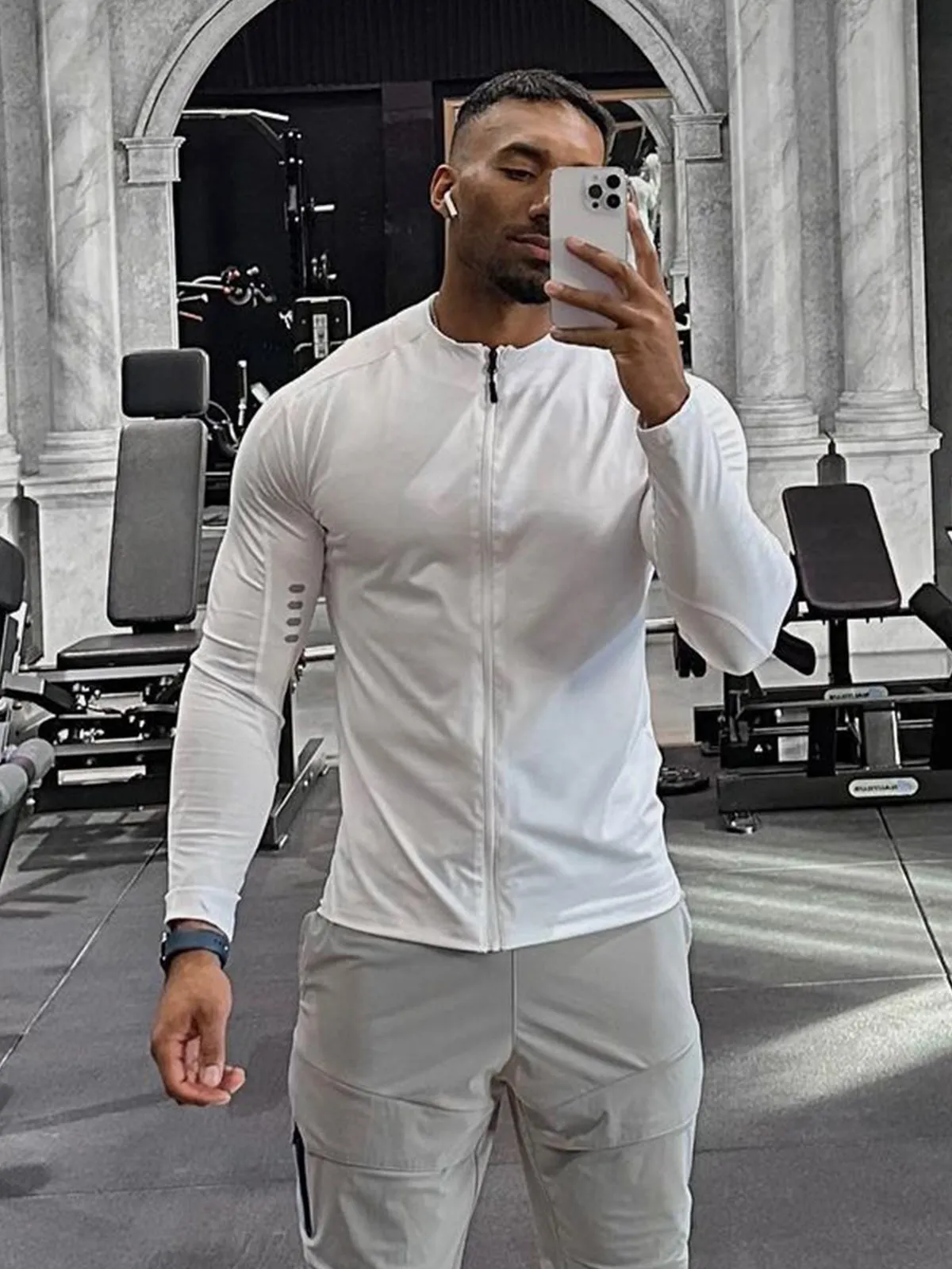 Evolution Workout Jacket Muscle Fit Gymwear