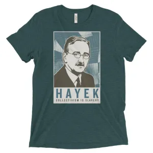 F A Hayek Triblend Graphic T-Shirt