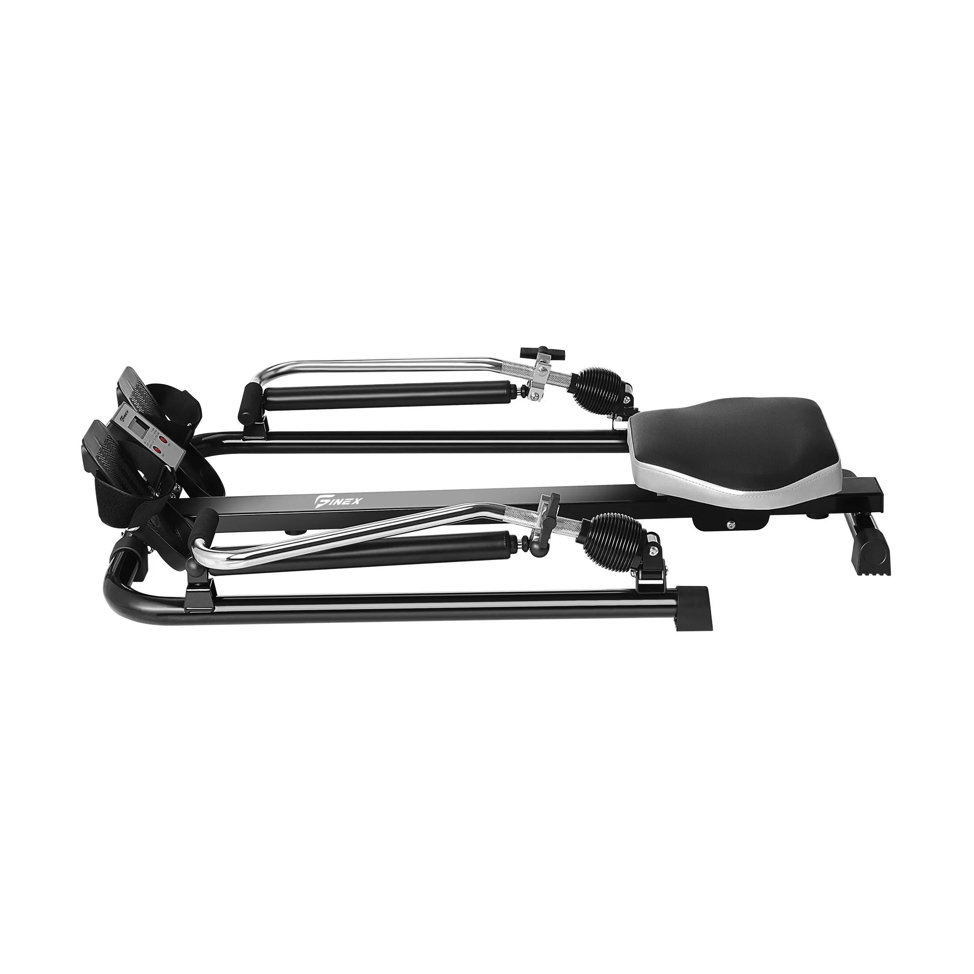 Finex Rowing Machine Rower Hydraulic Resistance Exercise Fitness Gym Cardio