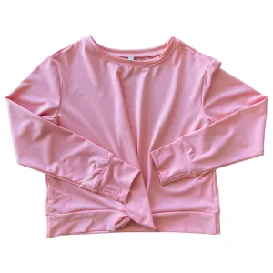 Flamingo Pink Knot Top