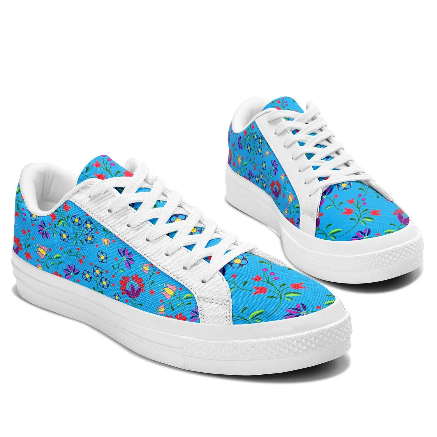 Fleur Indigine Ciel Aapisi Low Top Canvas Shoes White Sole