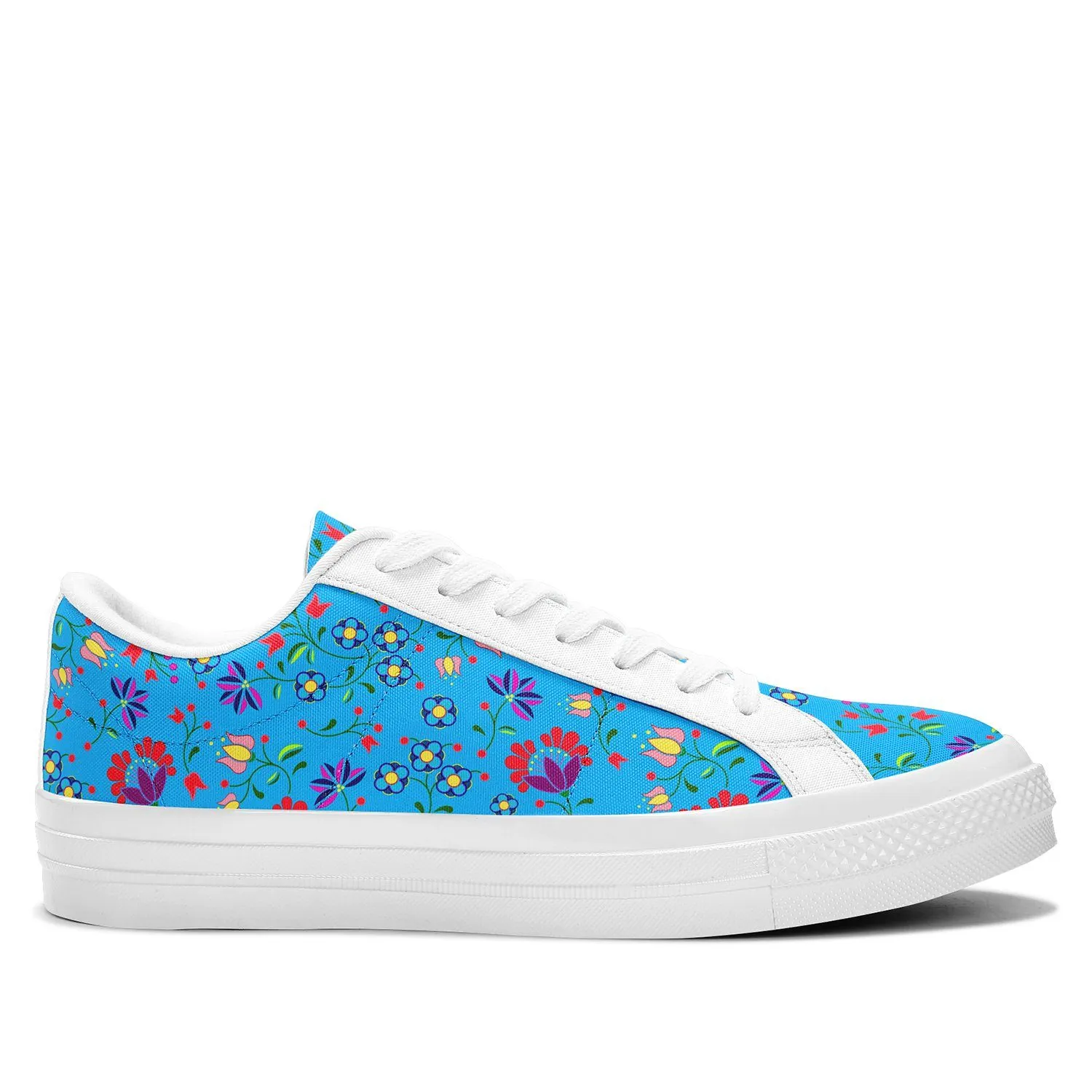 Fleur Indigine Ciel Aapisi Low Top Canvas Shoes White Sole