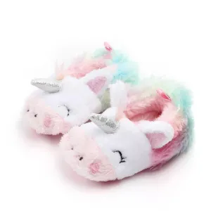 Fluffy Unicorn Baby Shoes