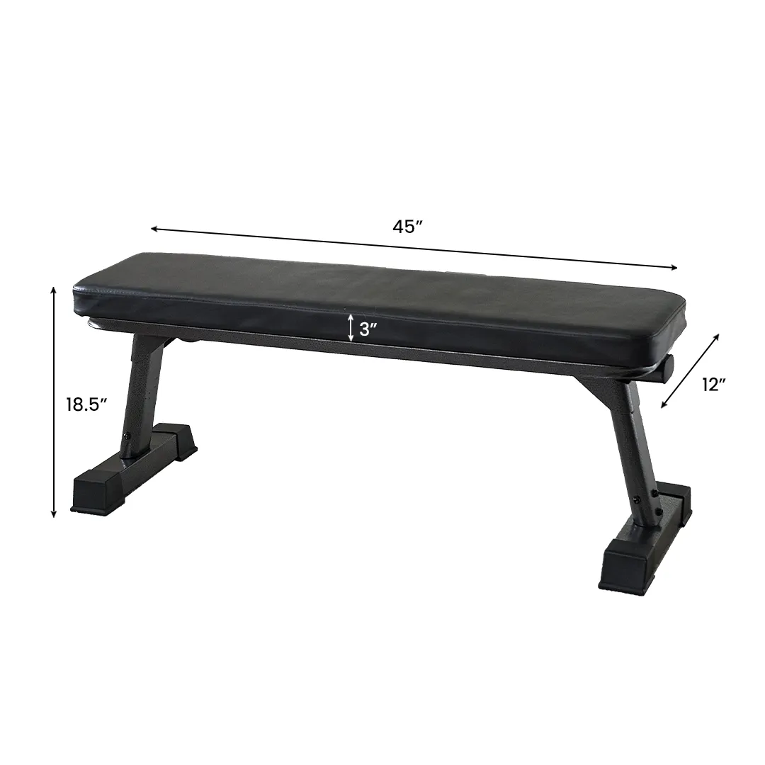 Foldable Flat Workout Bench