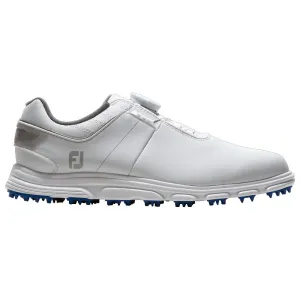 FootJoy Pro SL Junior Spikeless Shoes - White/Grey