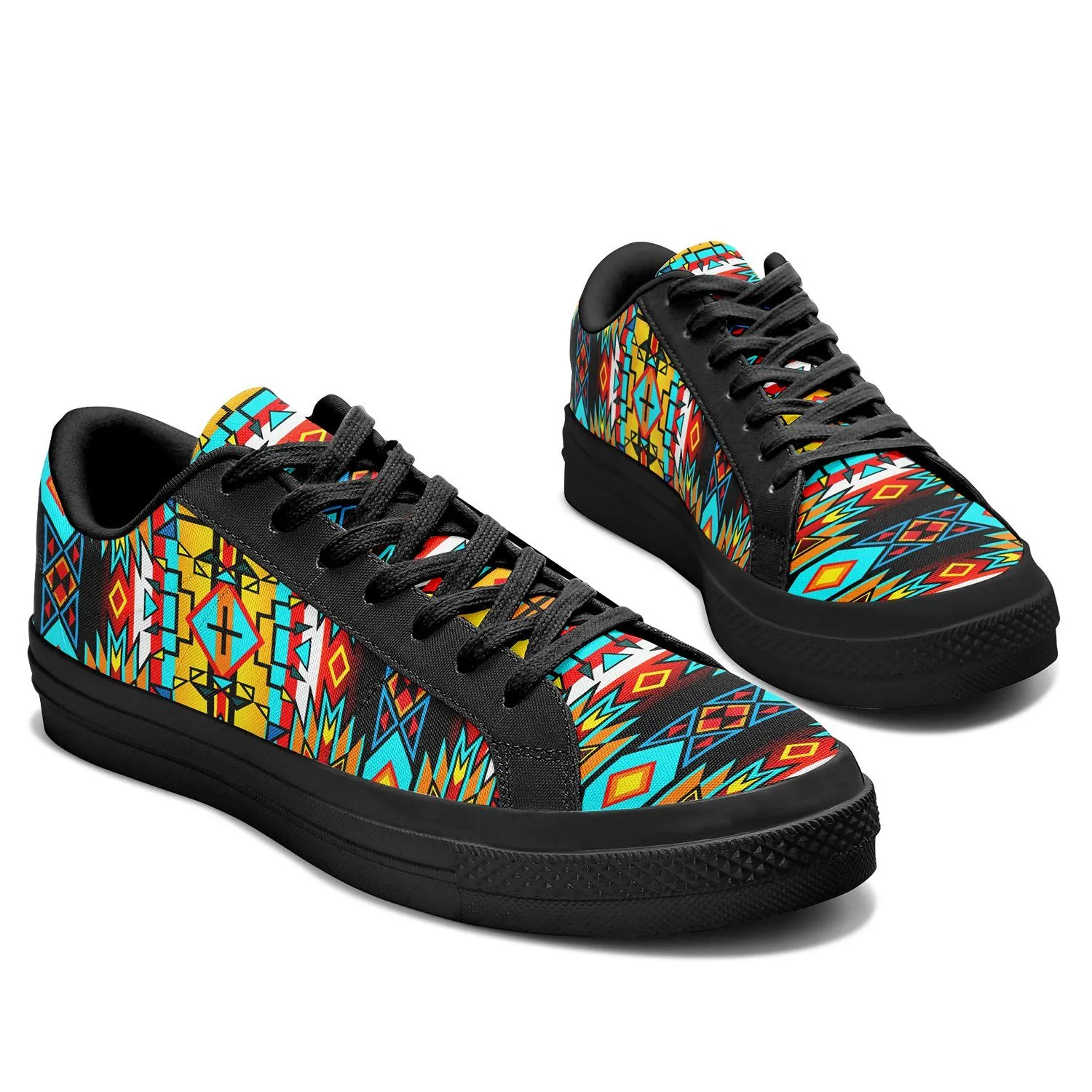 Force of Nature Twister Aapisi Low Top Canvas Shoes Black Sole