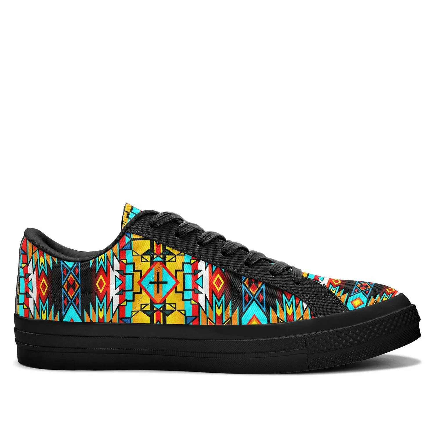 Force of Nature Twister Aapisi Low Top Canvas Shoes Black Sole