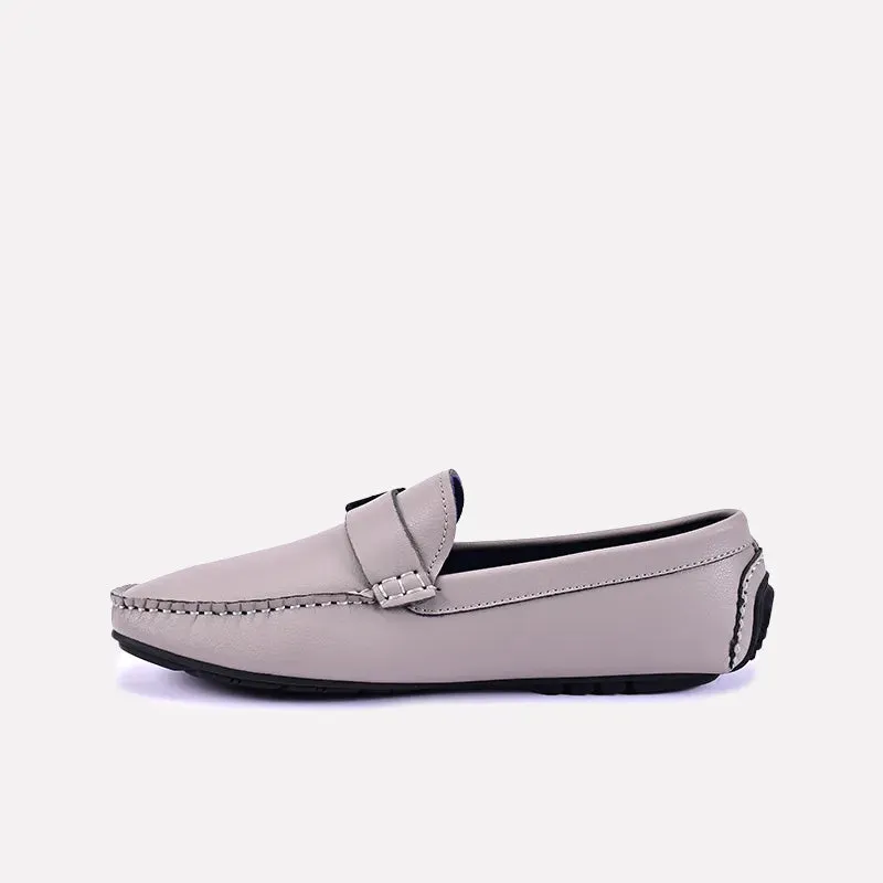 Graham Gray Buckle Loafers 0130825