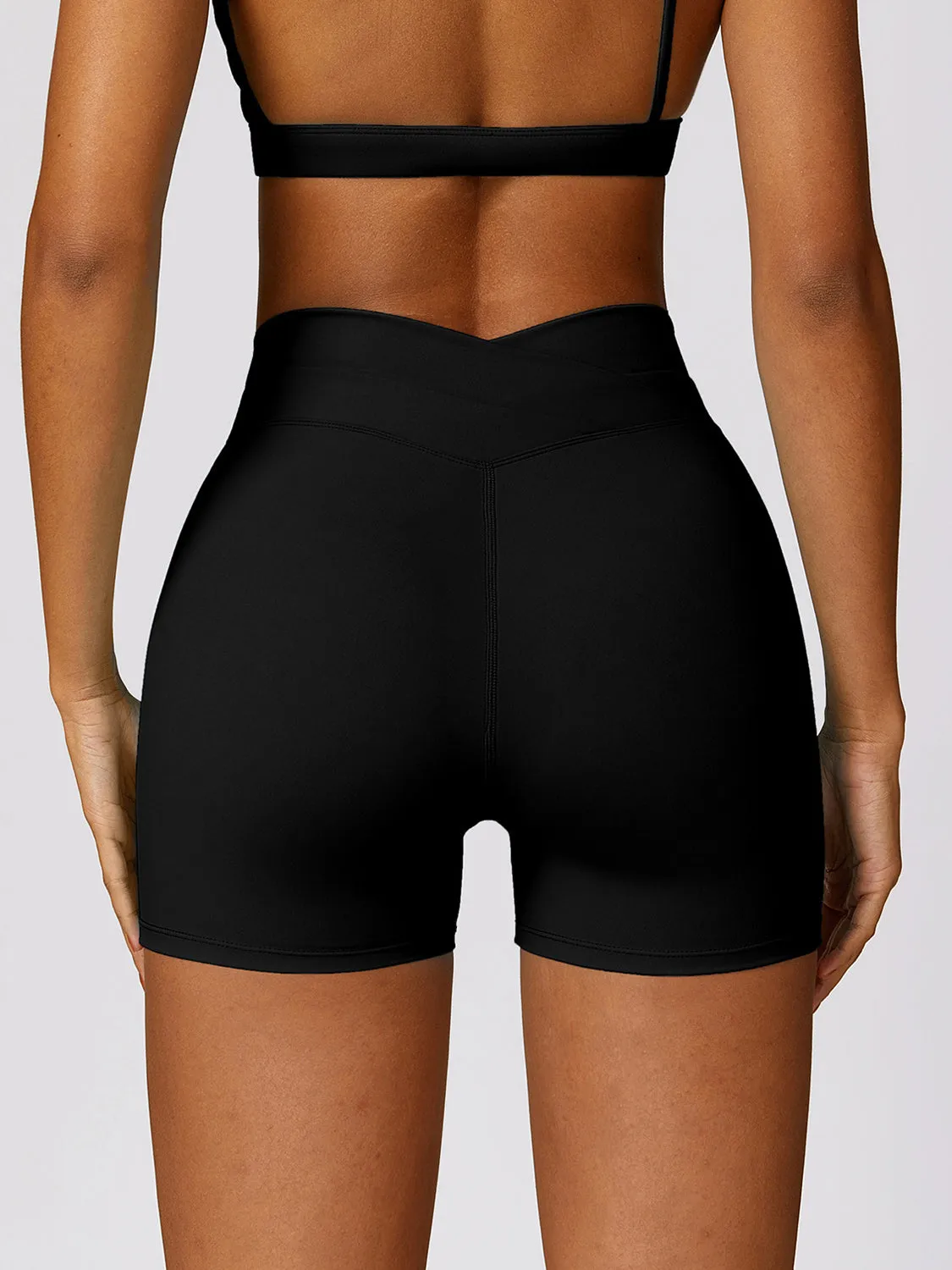 High Waist Active Shorts women's yoga shorts and gym shorts