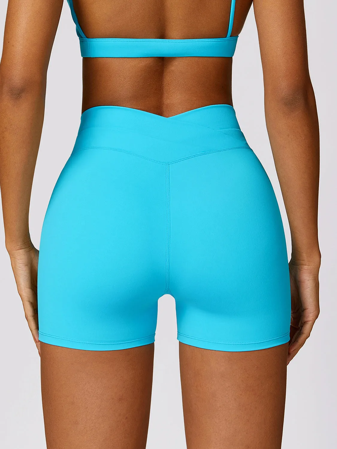 High Waist Active Shorts women's yoga shorts and gym shorts