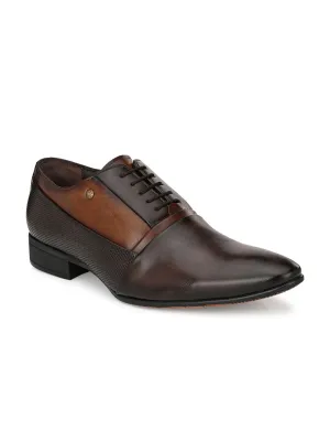 HITZMS_5710 Men's Coco Synthetic Formal  Lace-Up Shoes