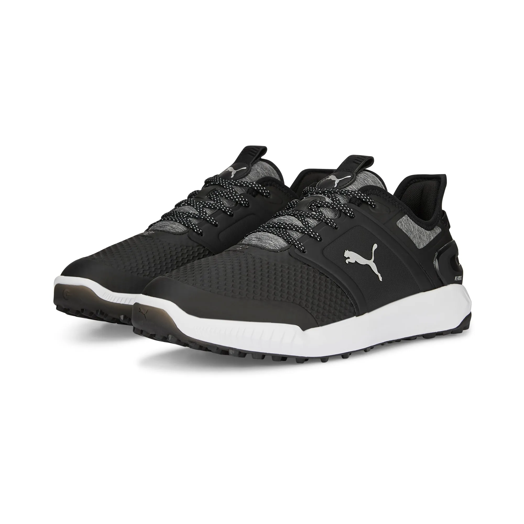 IGNITE ELEVATE Spikeless Golf Shoes | Puma Black / Puma Silver