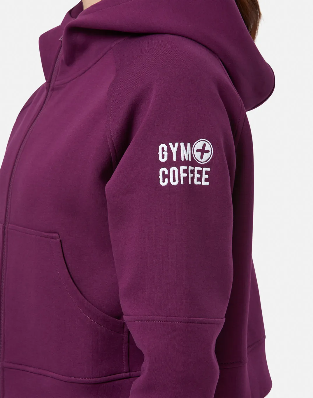 Ignite Zip Hoodie in Sangria