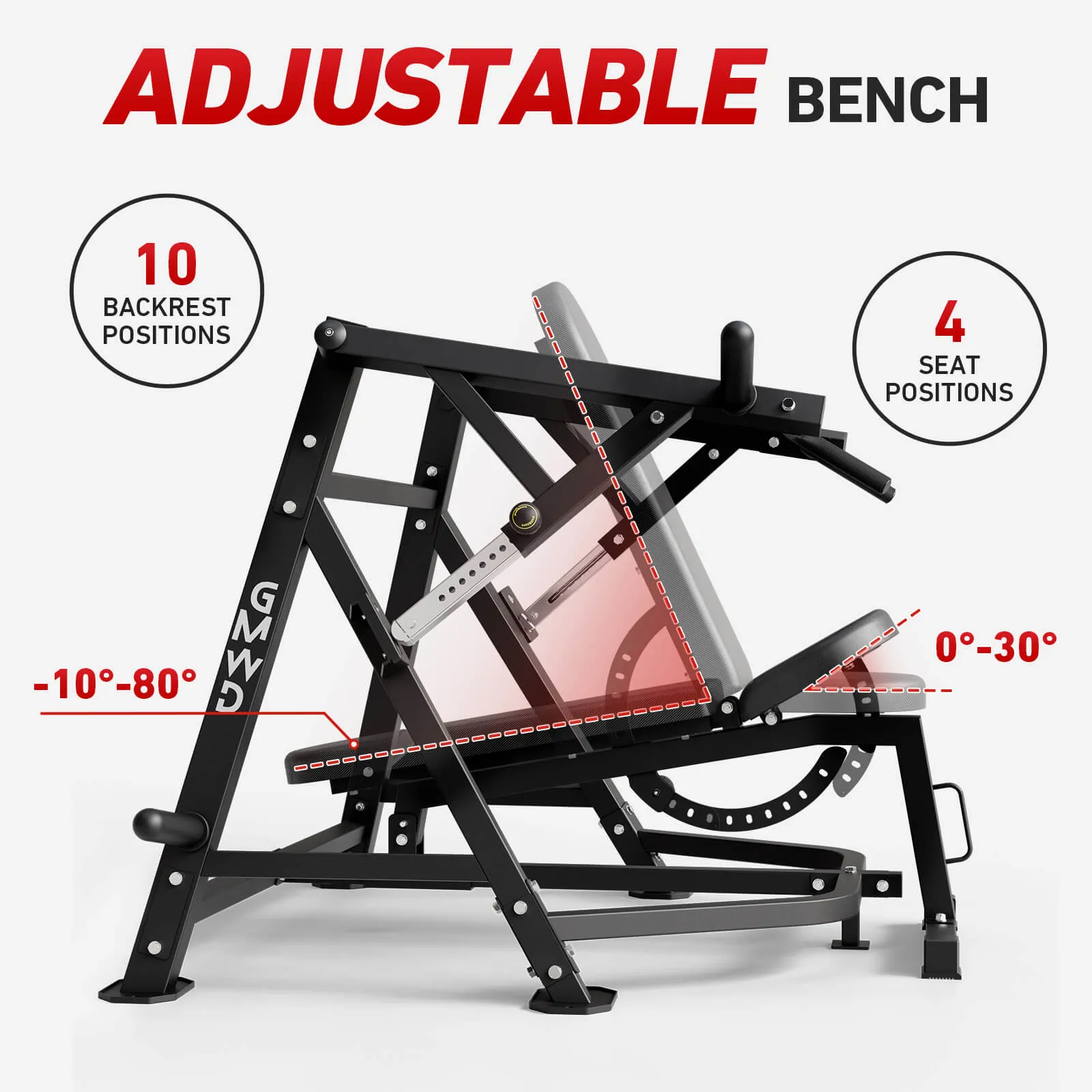 Incline/ Decline/ Flat Bench Press Machine V3