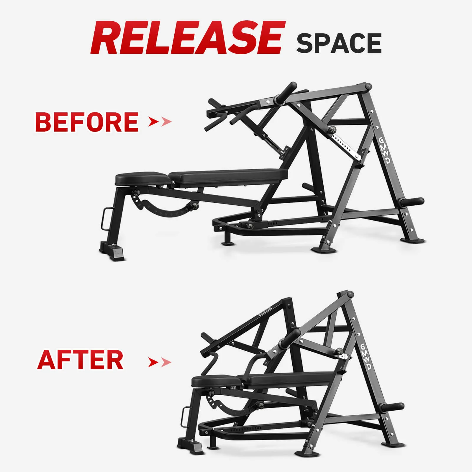 Incline/ Decline/ Flat Bench Press Machine V3