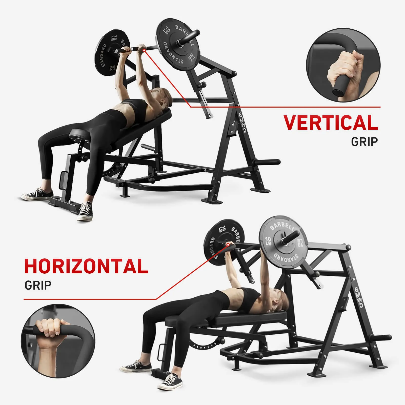 Incline/ Decline/ Flat Bench Press Machine V3