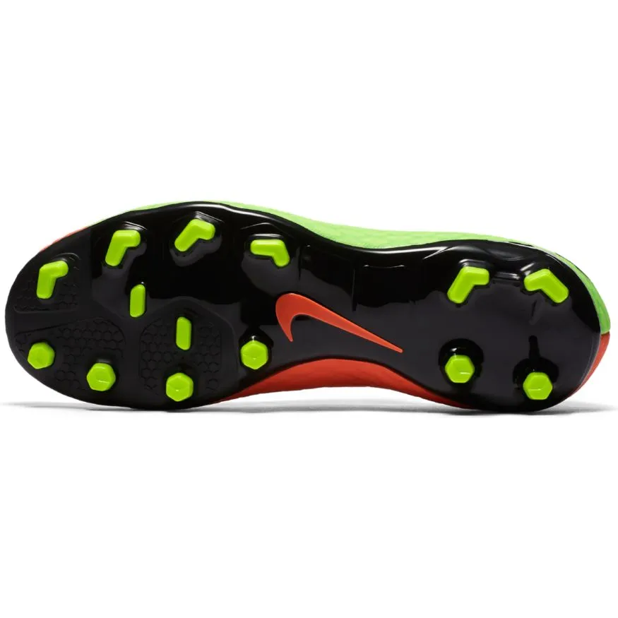 Jr. Hypervenom Phelon III Firm Ground Soccer Boots (Radiation Flare Pack)