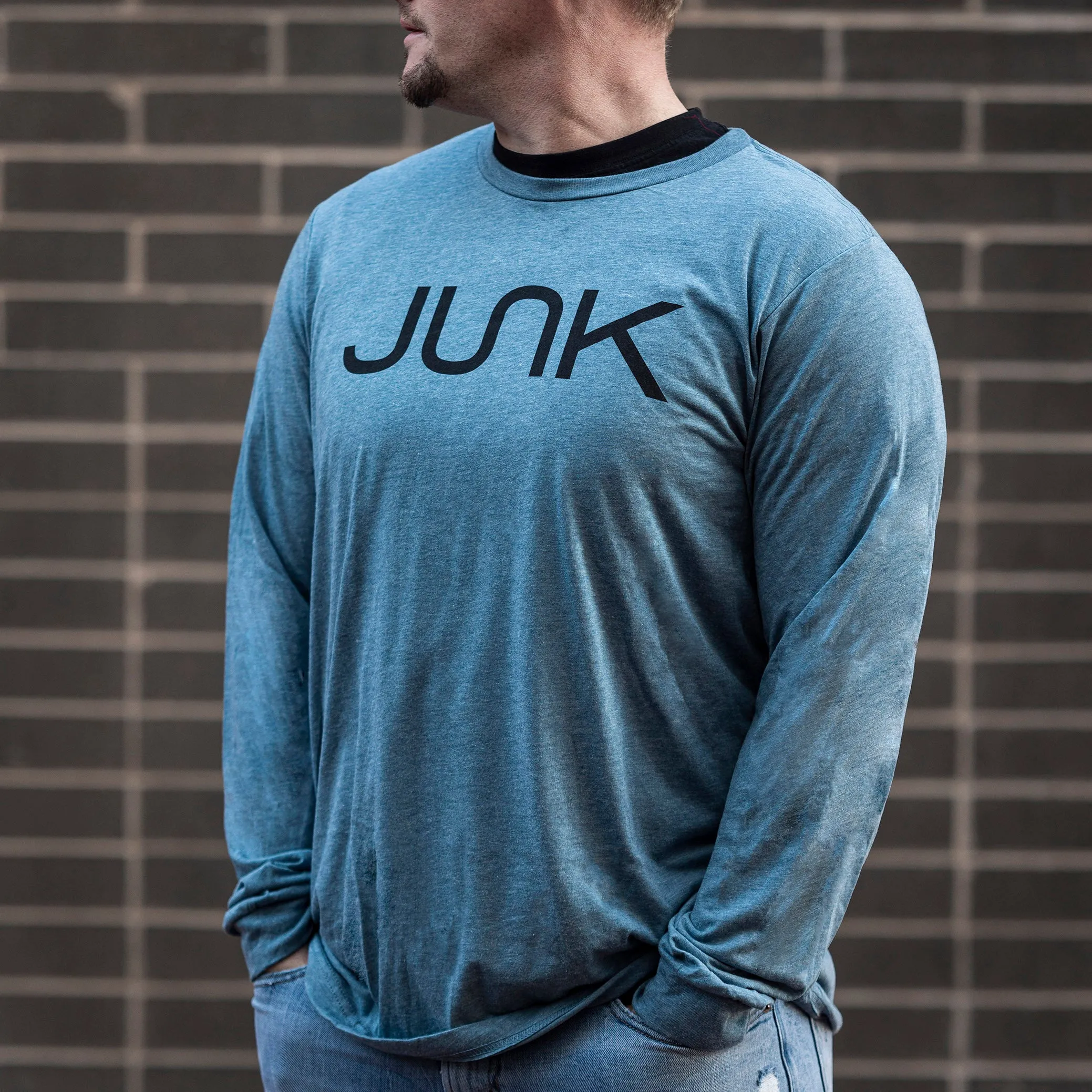 JUNK Tri-Blend Forest Long Sleeve