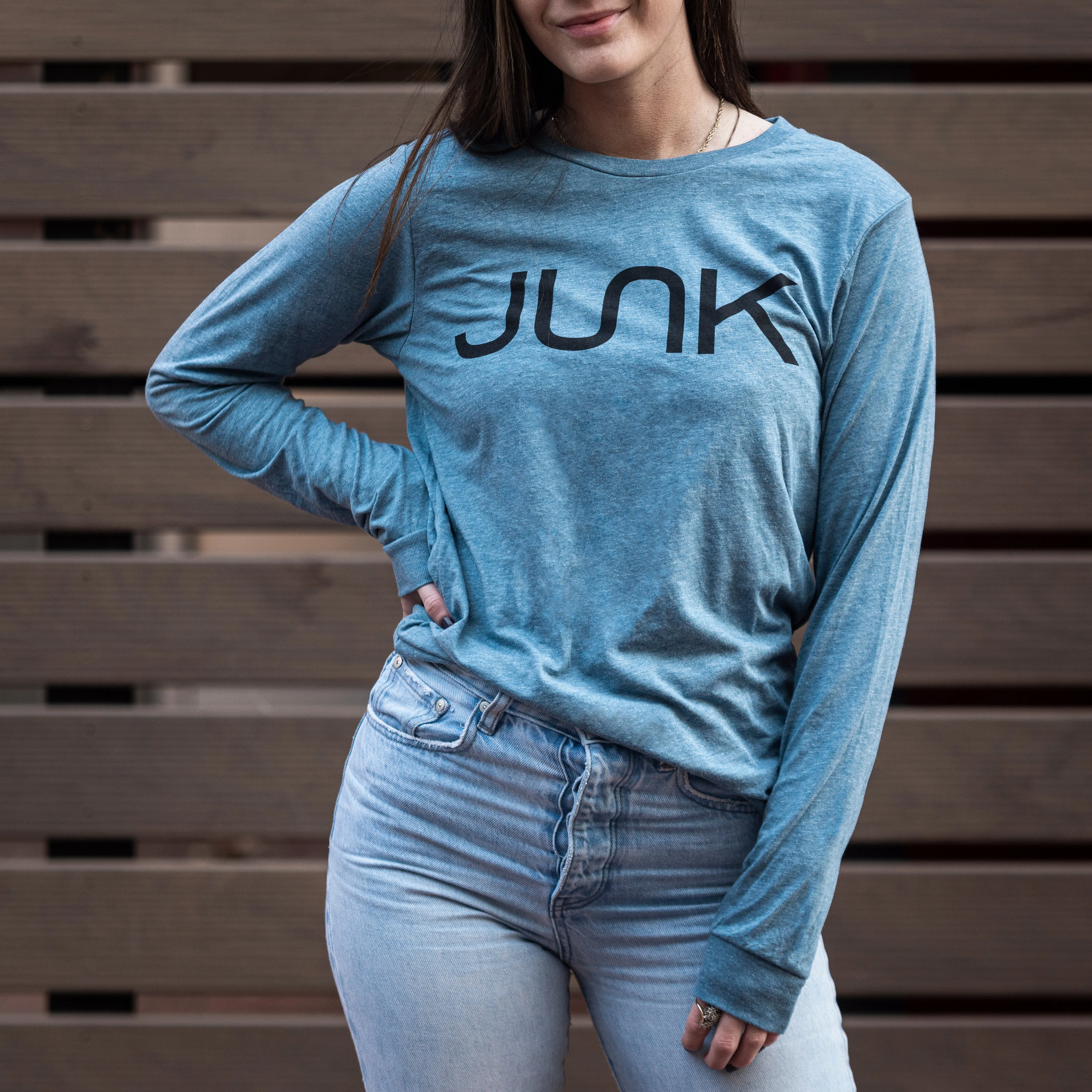 JUNK Tri-Blend Forest Long Sleeve