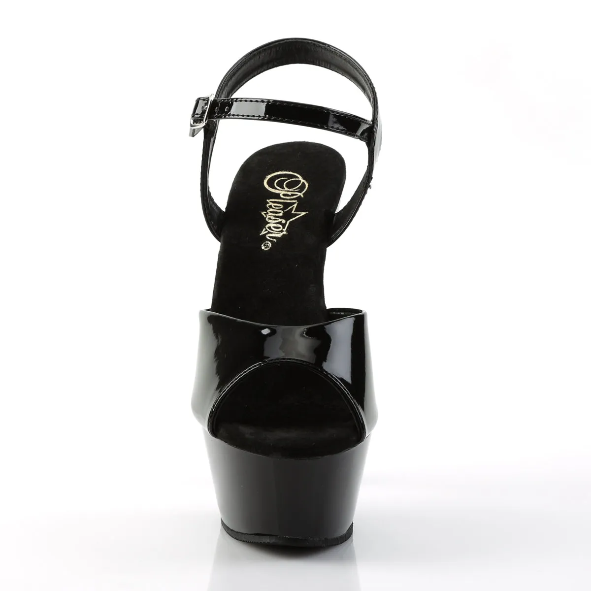 Kiss-209 Black PA Platform Sandals