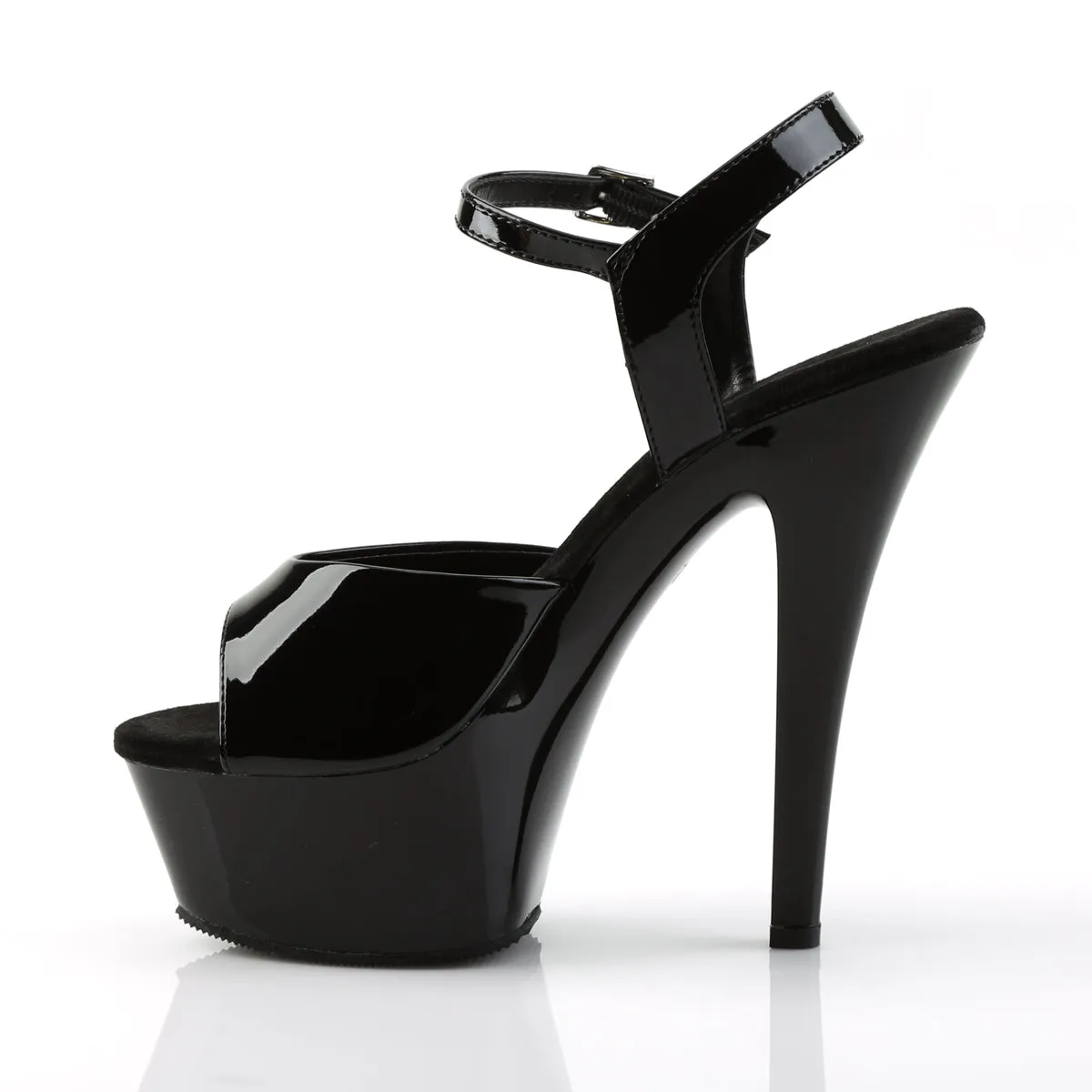 Kiss-209 Black PA Platform Sandals