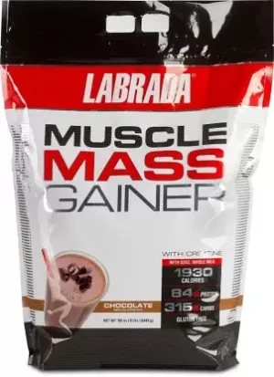 Labrada Muscle Mass Gainer (Gain Weight | Post-Workout | 52g Protein) I 11LB