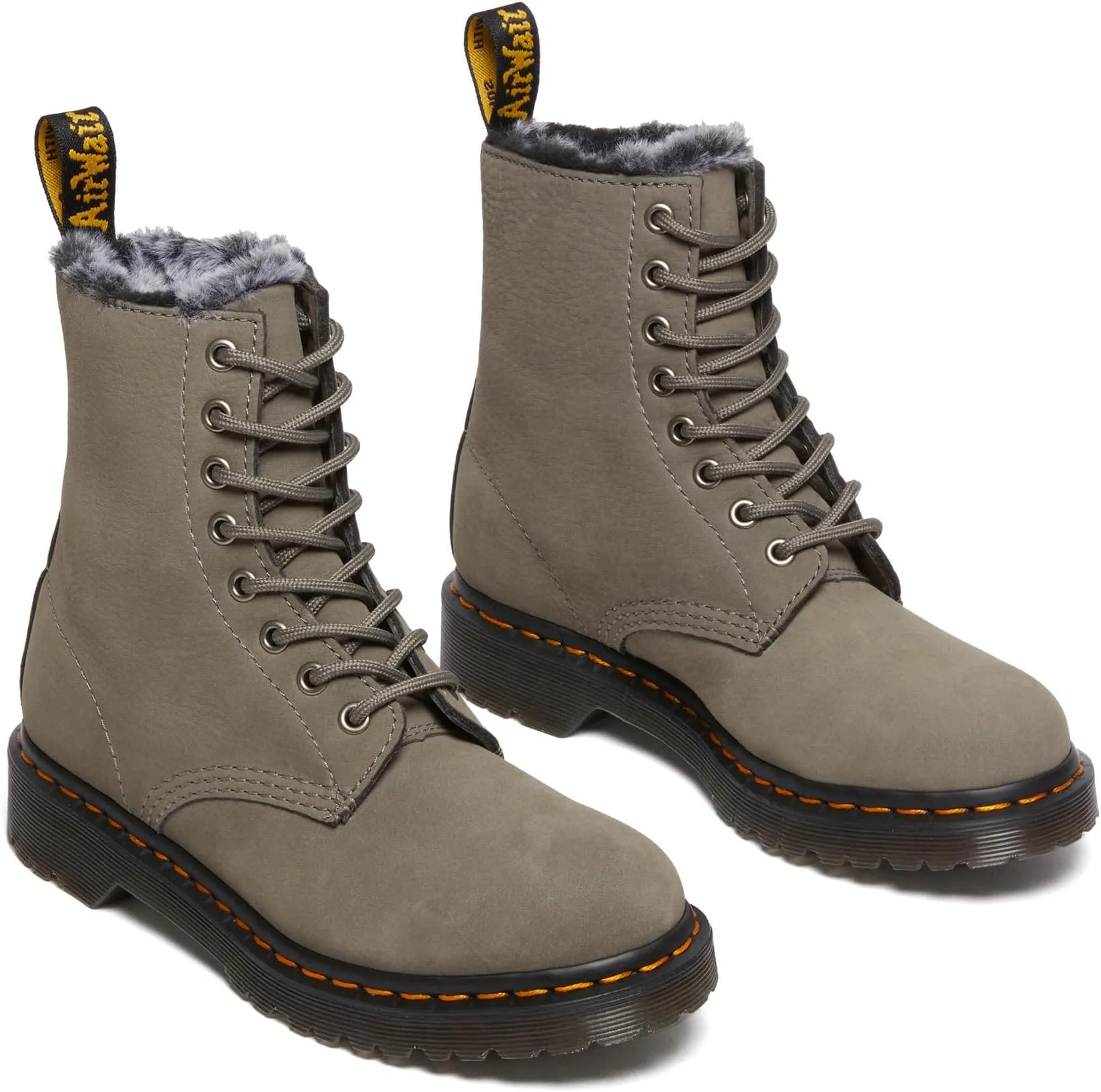 Lace-up boots 1460 Serena Dr. Martens, Nickel Gray