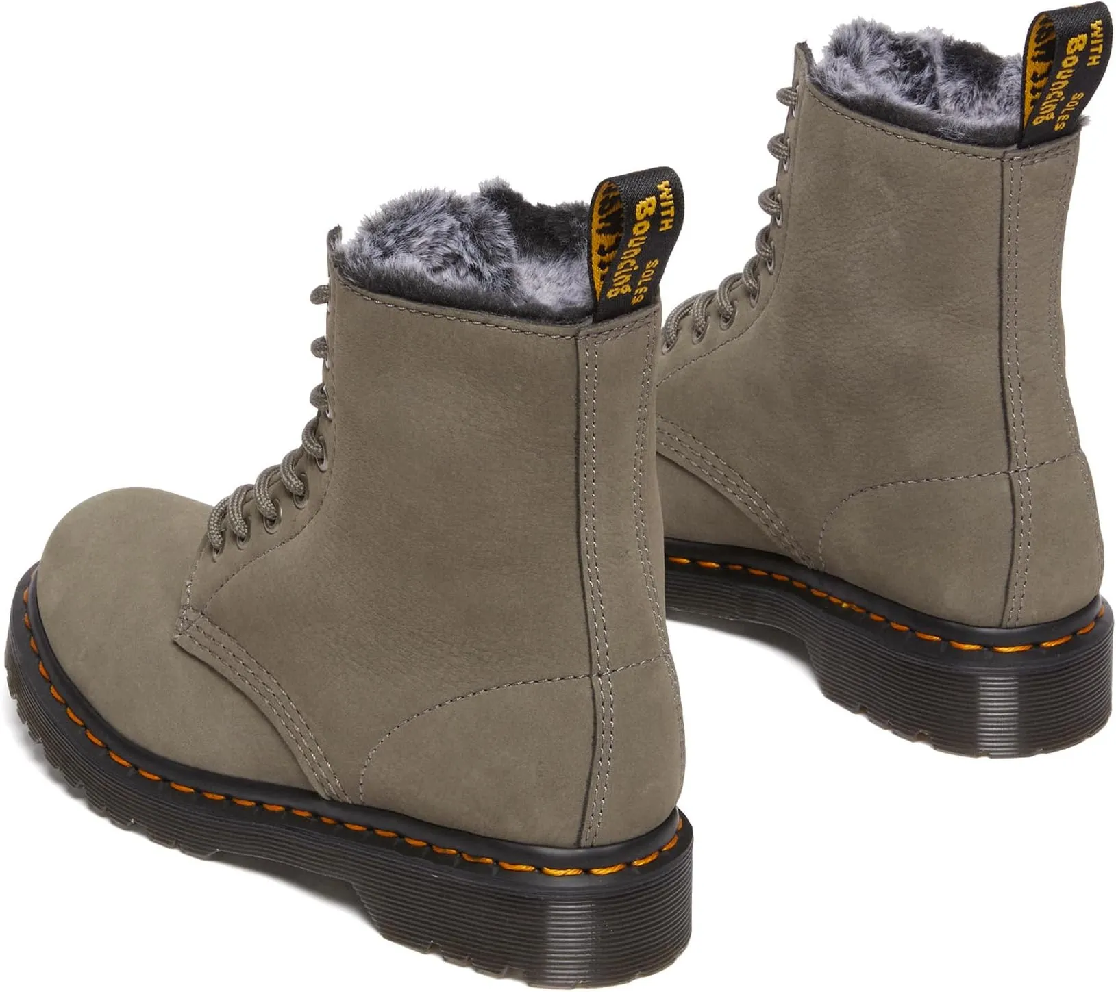 Lace-up boots 1460 Serena Dr. Martens, Nickel Gray