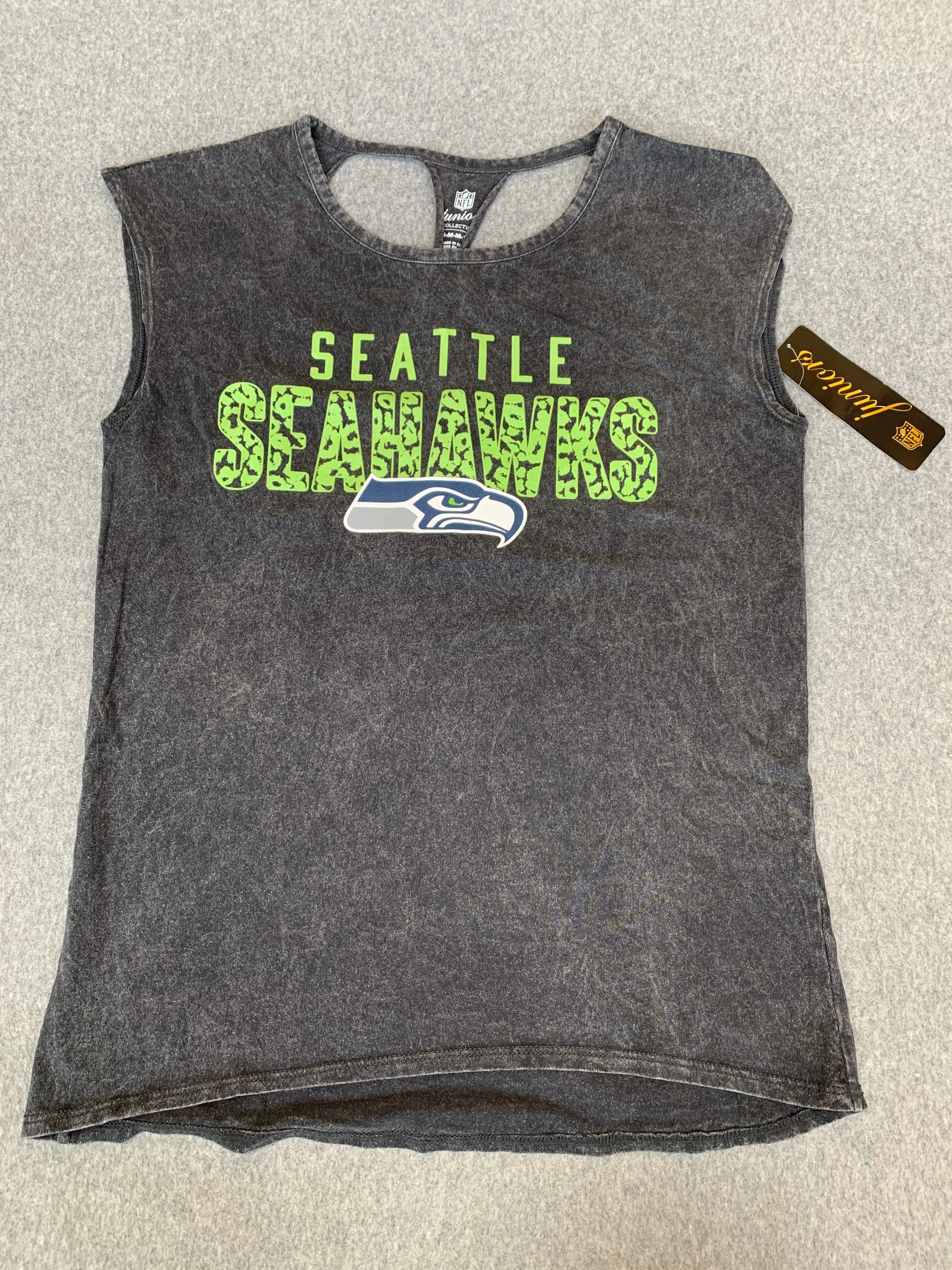 Ladies Seattle Seahawks Open Back Tank