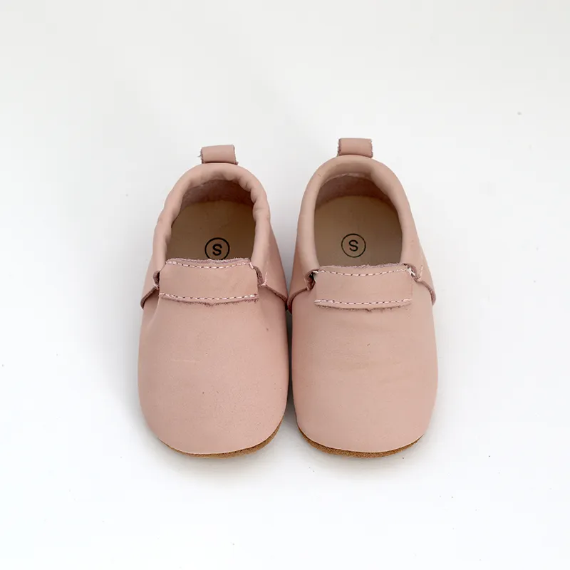 Leather Moccasin - Petal