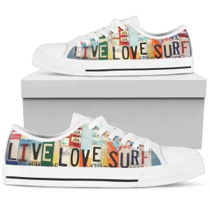 Live Love Surf Low Top Shoes