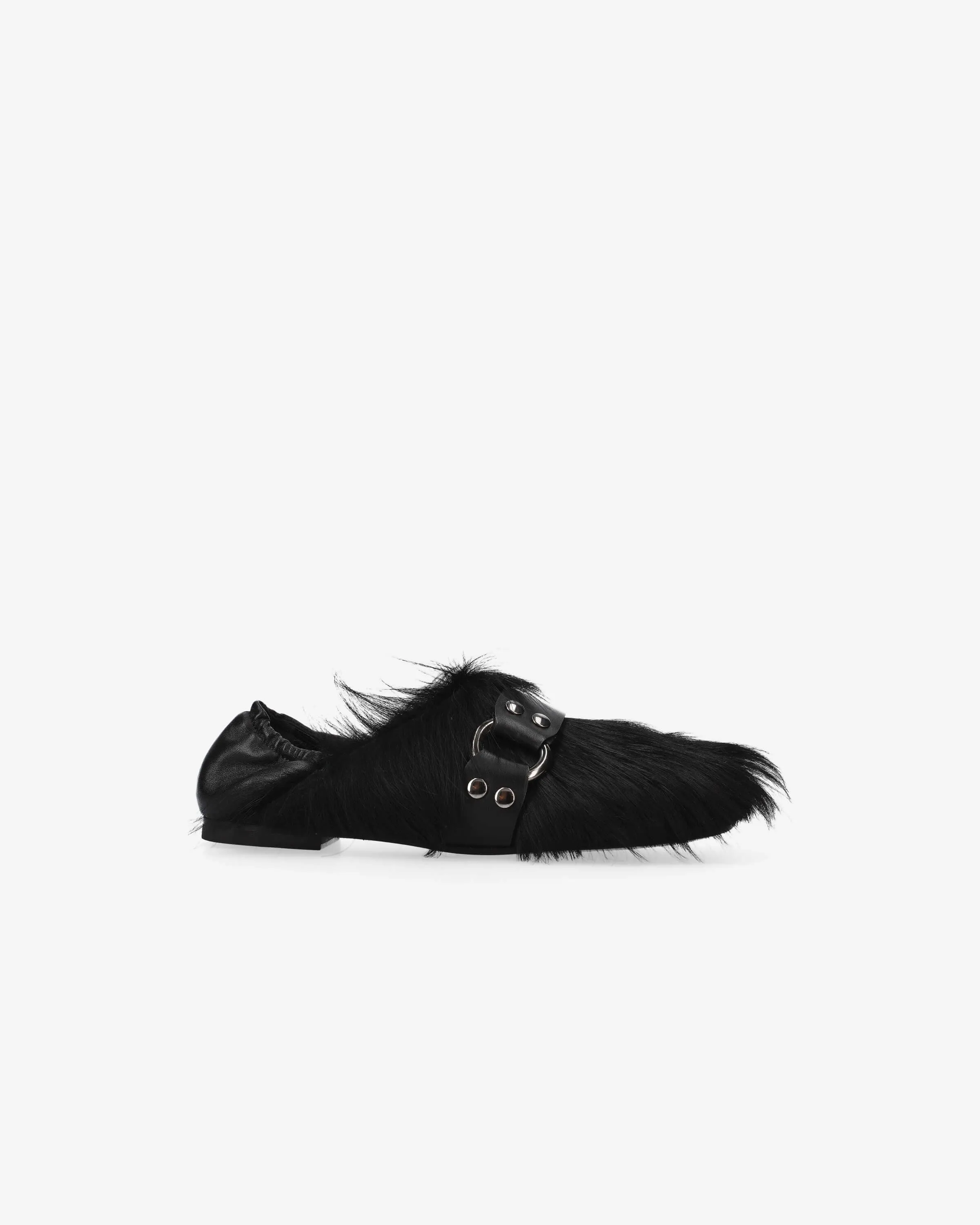 Loafer M6823A Furry Nappa Nero