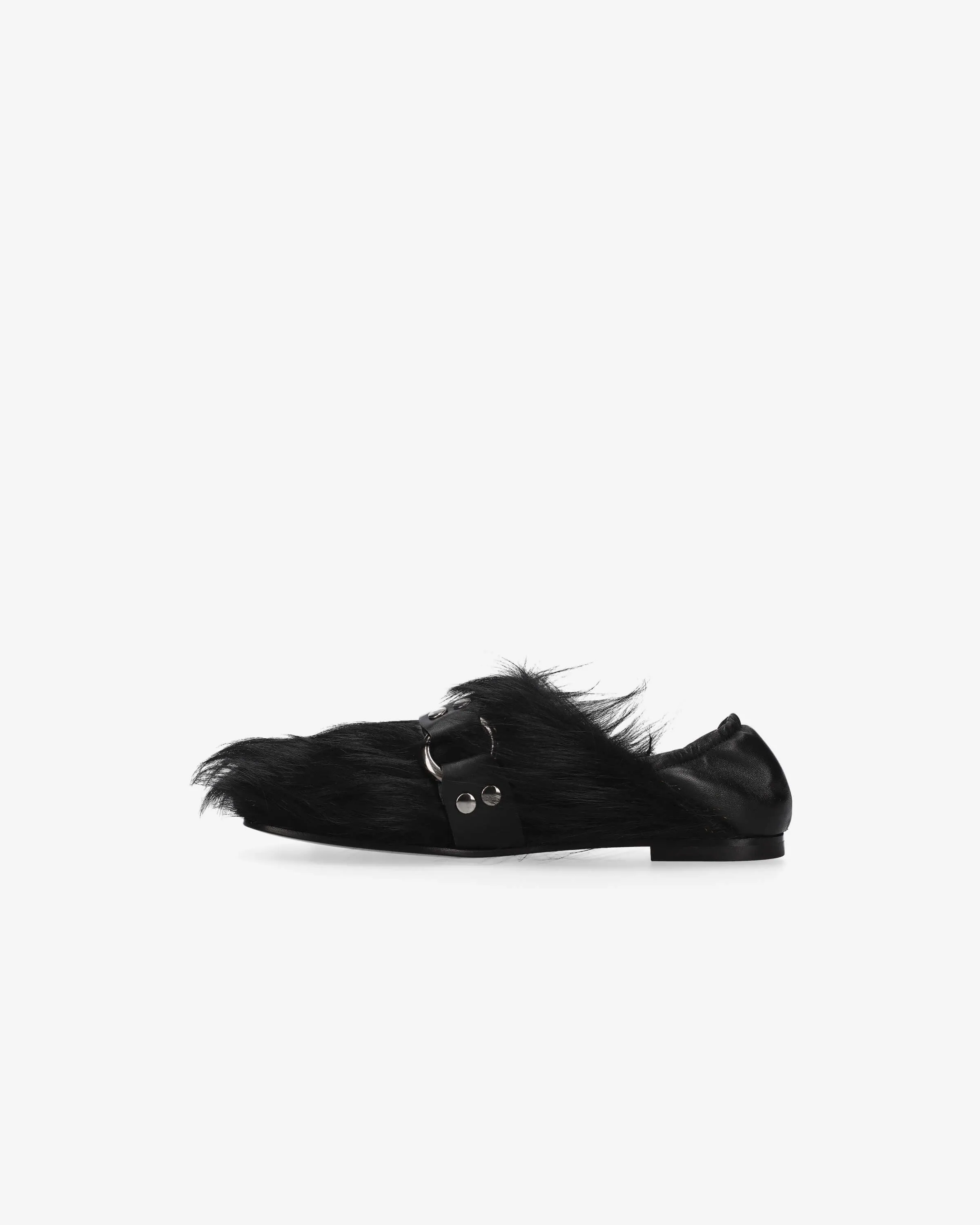 Loafer M6823A Furry Nappa Nero