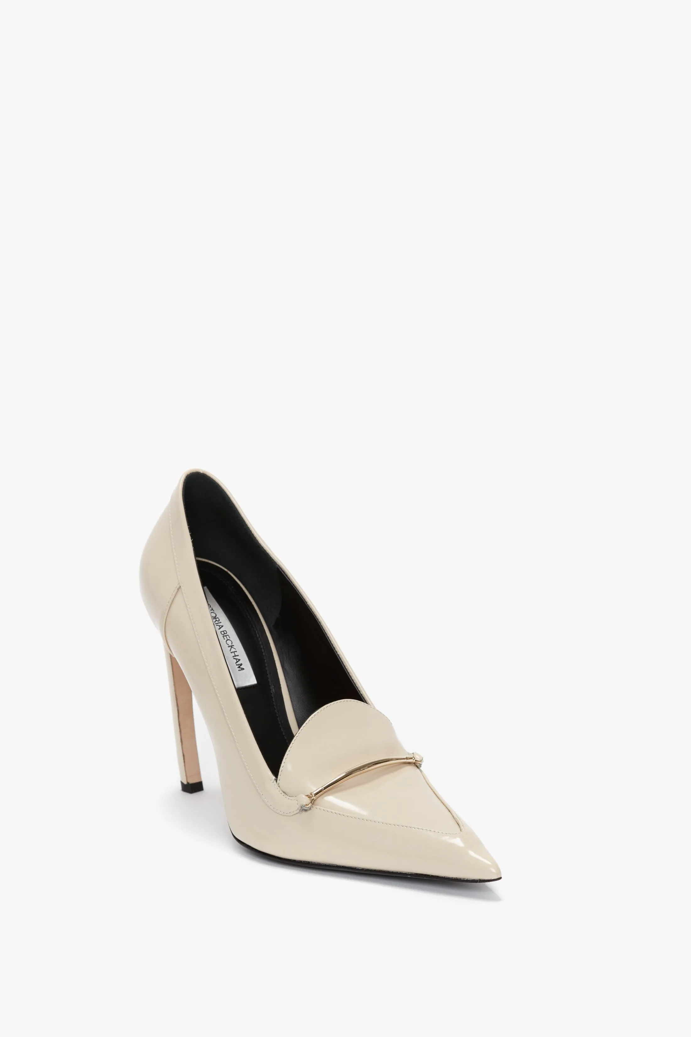 Loafer Pump In Macadamia Calf Leather