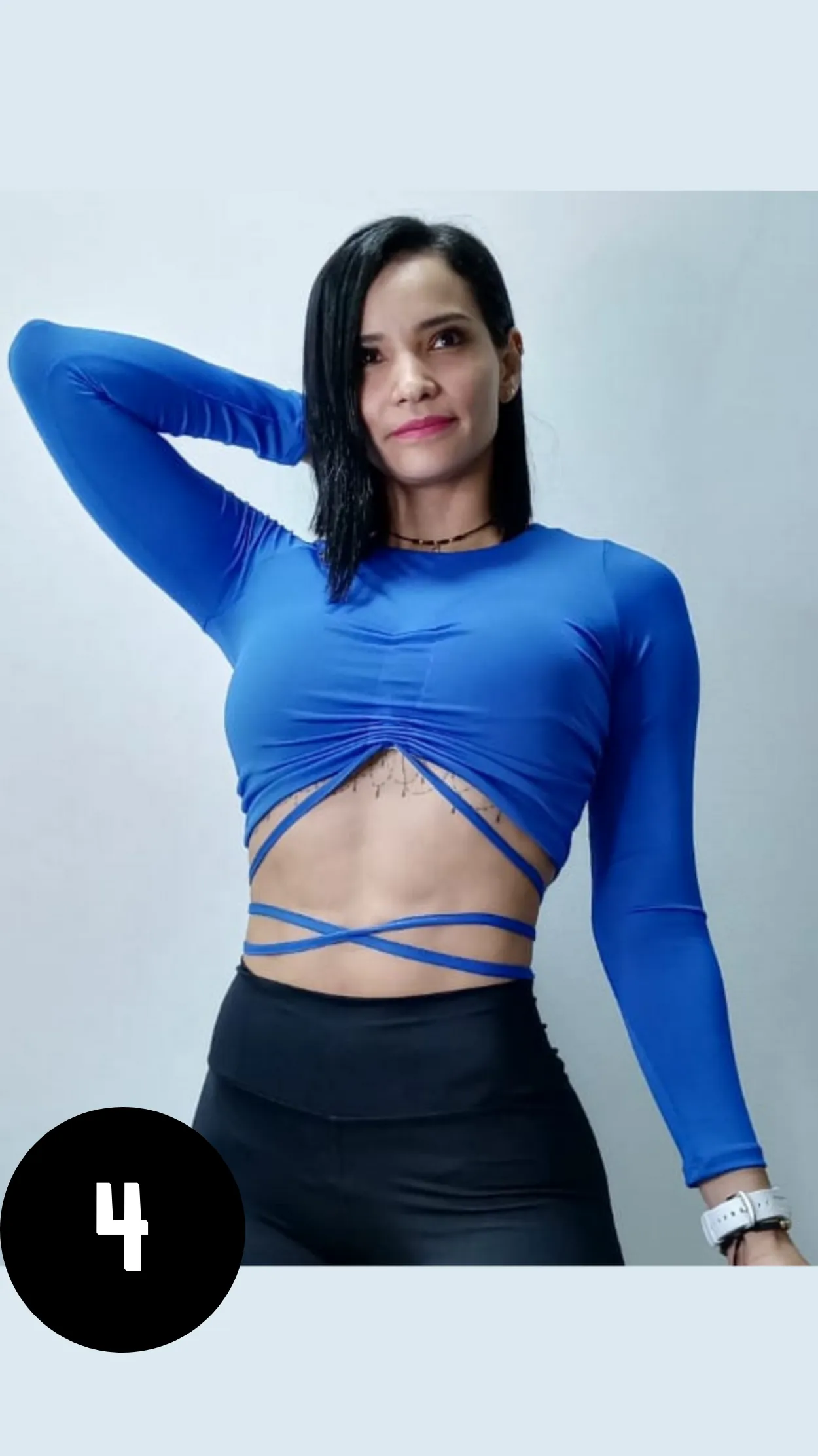 Long Sleeve Crop-Top for Women