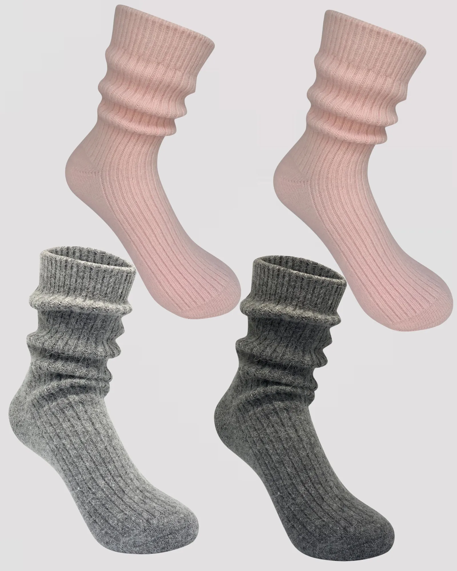 Luxe Cashmere Sock Gift Set Of Four Pairs