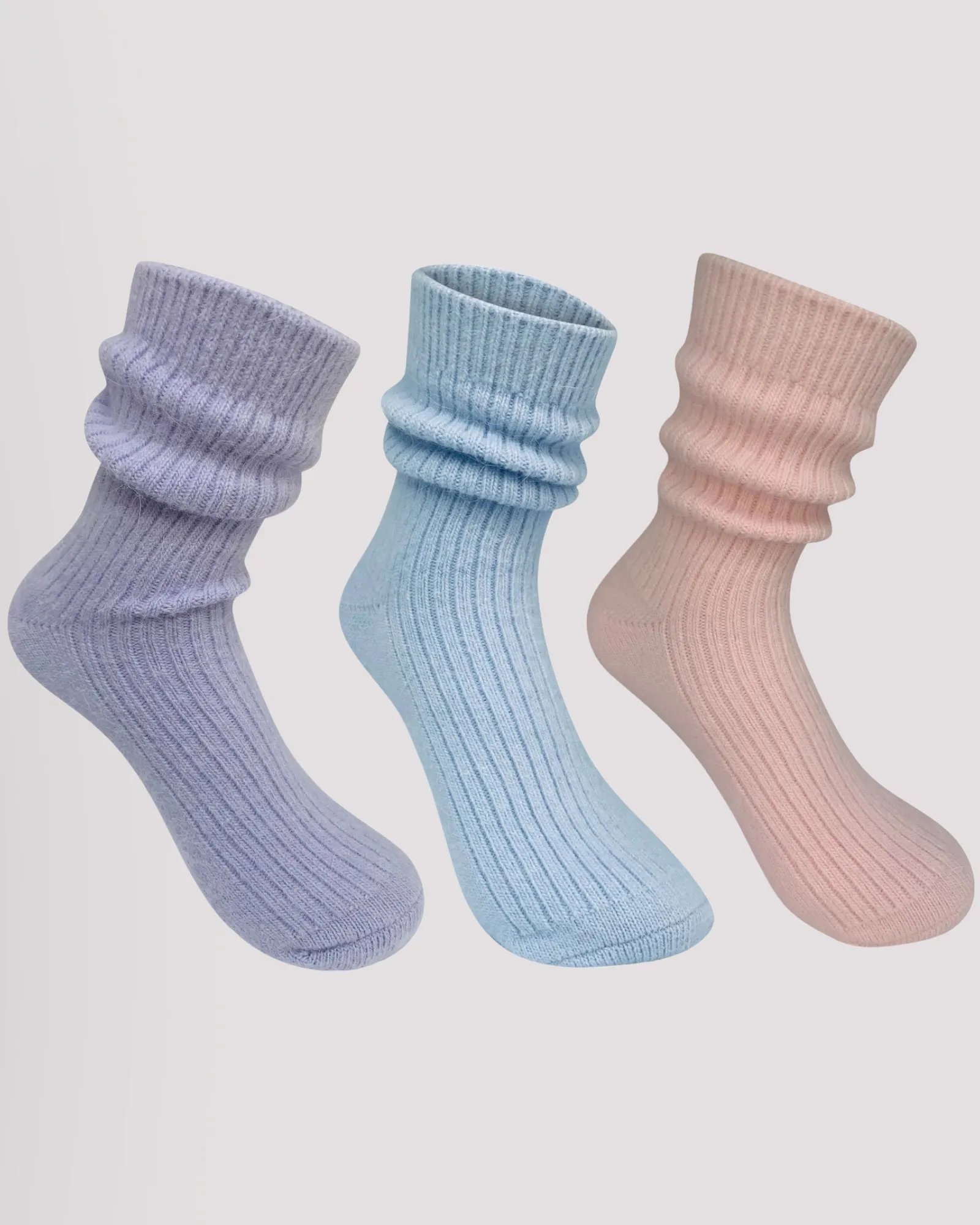 Luxe Cashmere Sock Gift Set Of Three