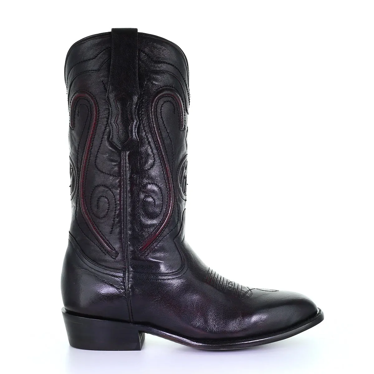 M2137 - Montana black cherry traditional cowboy cowhide leather boots for men