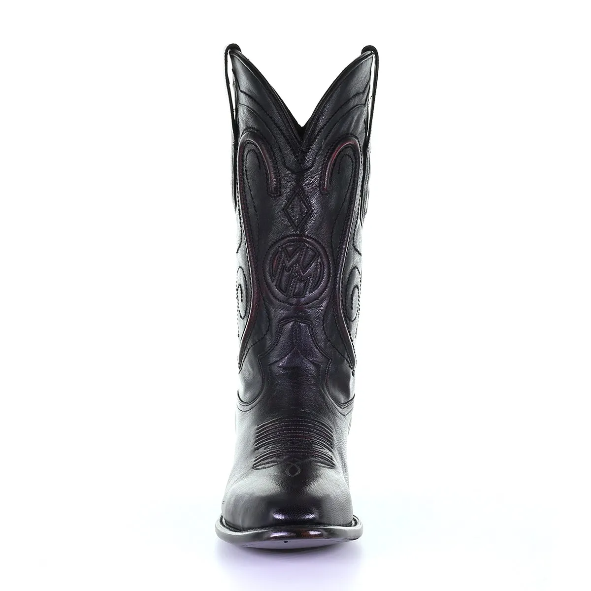 M2137 - Montana black cherry traditional cowboy cowhide leather boots for men