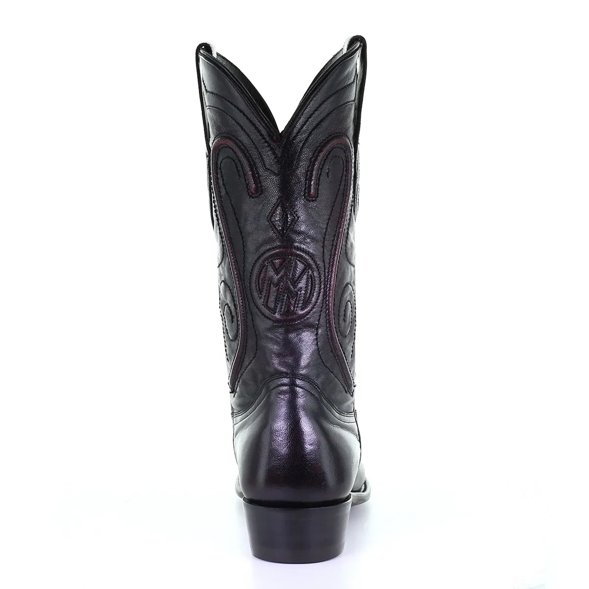 M2137 - Montana black cherry traditional cowboy cowhide leather boots for men