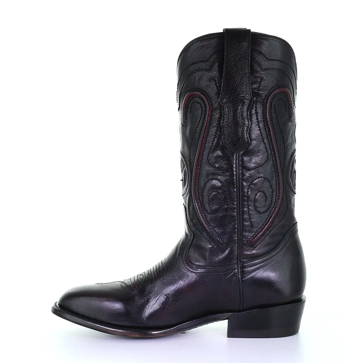 M2137 - Montana black cherry traditional cowboy cowhide leather boots for men