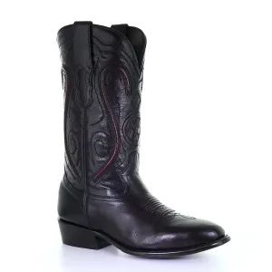 M2137 - Montana black cherry traditional cowboy cowhide leather boots for men