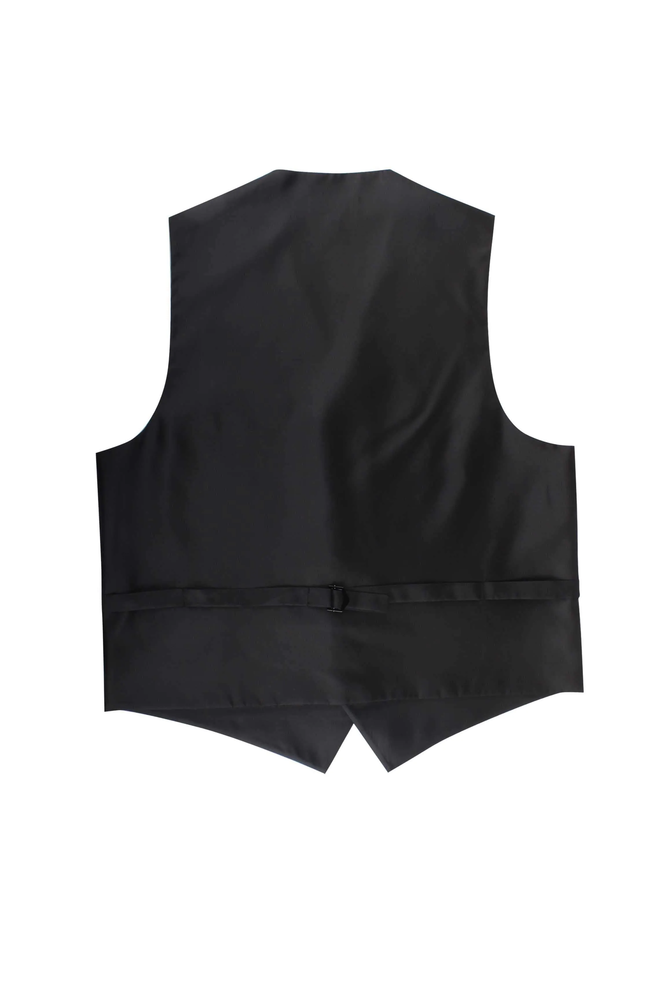 Mens Black Plain Vest Waistcoat