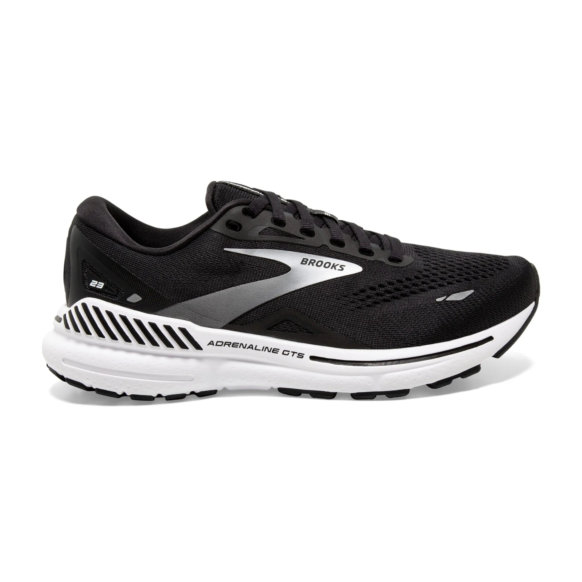 Men's Brooks Adrenaline GTS 23 (Black/White/Silver) *Sale*