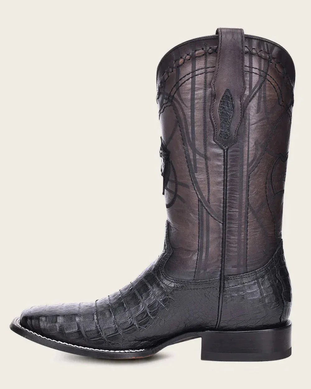 MEN'S CUADRA BLACK CAIMAN BOOTS