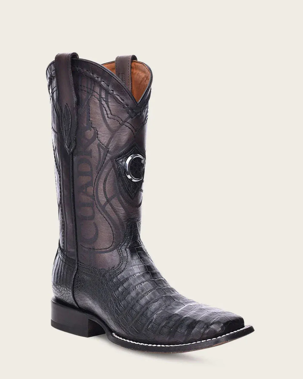 MEN'S CUADRA BLACK CAIMAN BOOTS